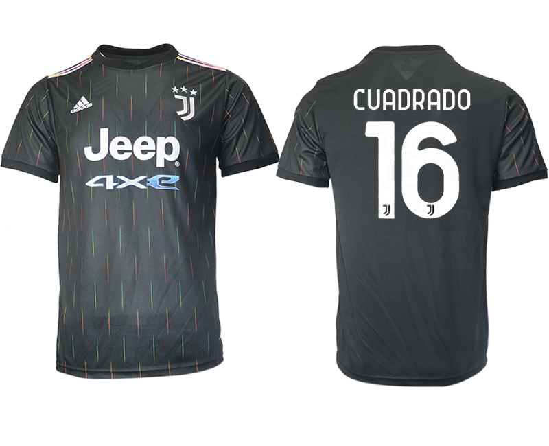 Cheap Men 2021-2022 Club Juventus away aaa version black 16 Soccer Jersey